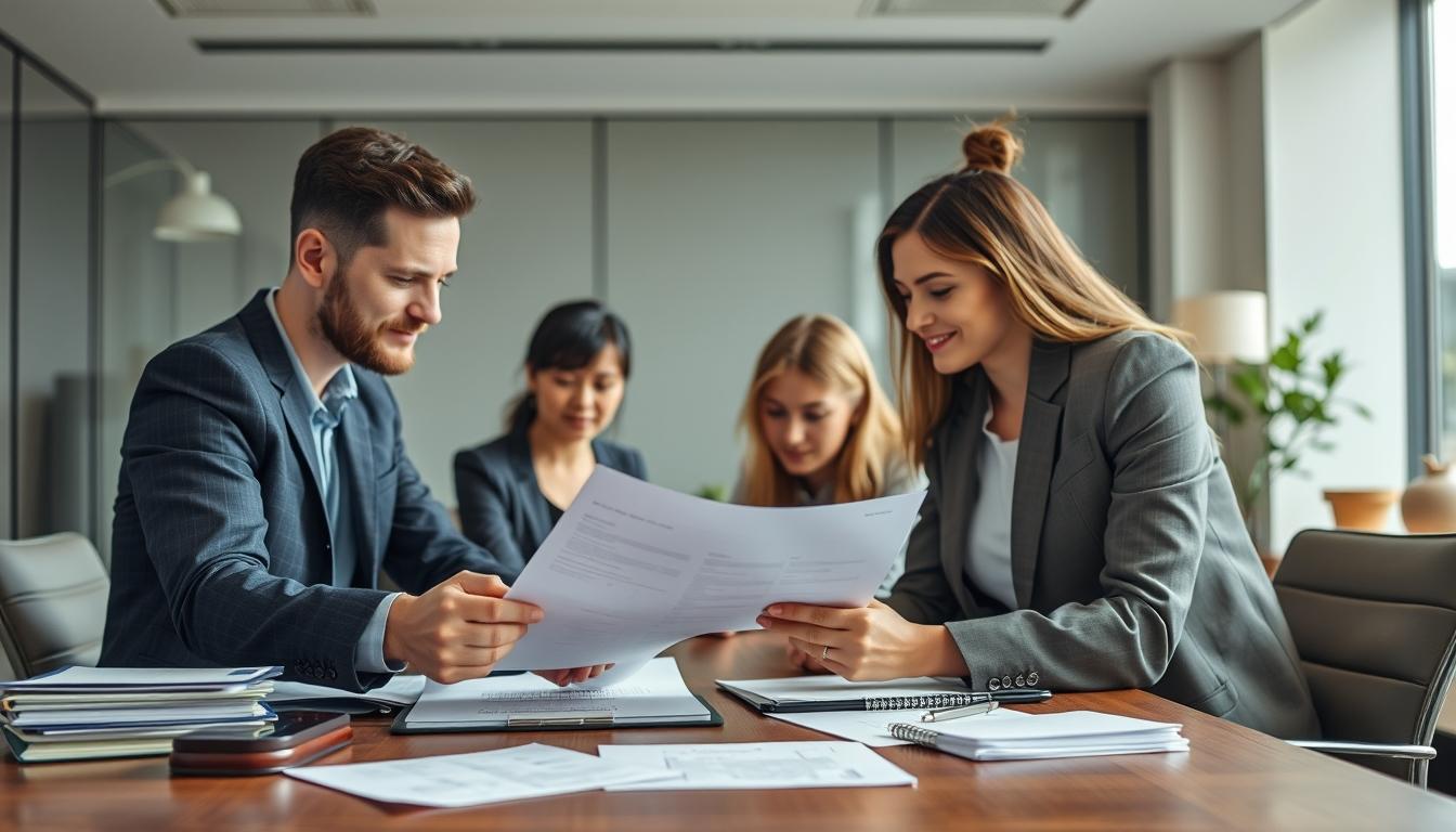 Business contract documents