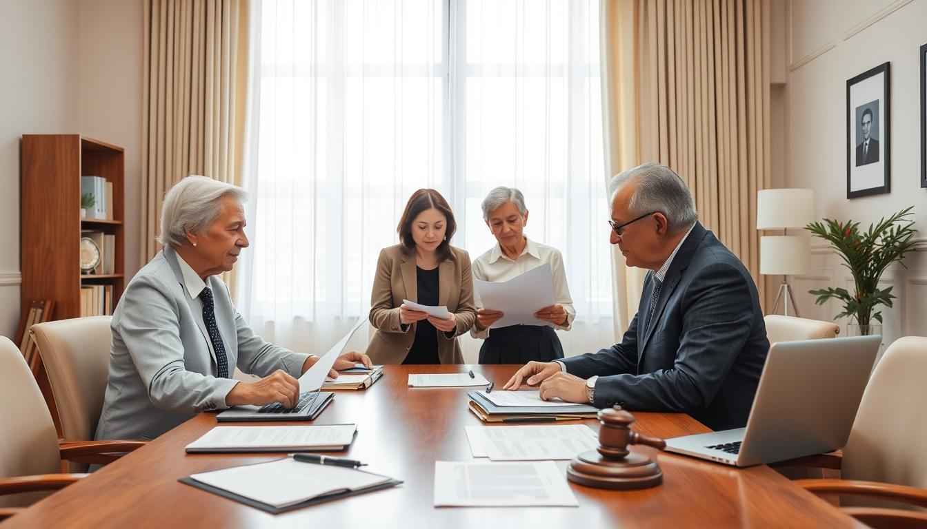 Business agreement signing